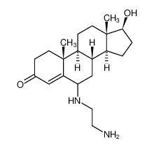 Androst-4-en-3-one, 6-[(2-aminoethyl)amino]-17-hydroxy-, (17b)- CAS:97869-88-0 manufacturer & supplier