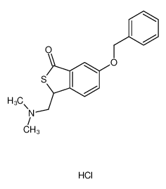 3-[(dimethylamino)methyl]-6-phenylmethoxy-3H-2-benzothiophen-1-one,hydrochloride CAS:97874-48-1 manufacturer & supplier