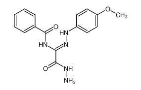 2-Benzamino-2-(4-methoxy-phenylhydrazono)-essigsaeurehydrazid CAS:97881-25-9 manufacturer & supplier