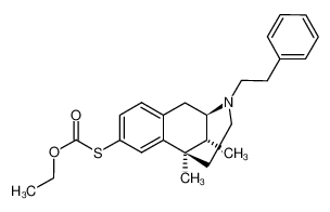 Thiocarbonic acid S-((2R,6R,11R)-6,11-dimethyl-3-phenethyl-1,2,3,4,5,6-hexahydro-2,6-methano-benzo[d]azocin-8-yl) ester O-ethyl ester CAS:97889-80-0 manufacturer & supplier