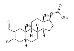 17β-Acetoxy-3-brom-2-formyl-5α-androst-2-en CAS:979-23-7 manufacturer & supplier