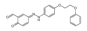 6-oxo-3-[[4-(2-phenoxyethoxy)phenyl]hydrazinylidene]cyclohexa-1,4-diene-1-carbaldehyde CAS:97908-10-6 manufacturer & supplier