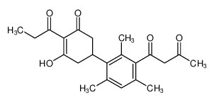 1-(5'-hydroxy-2,4,6-trimethyl-3'-oxo-4'-propionyl-1',2',3',6'-tetrahydro-[1,1'-biphenyl]-3-yl)butane-1,3-dione CAS:97909-88-1 manufacturer & supplier