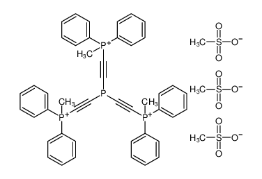 (phosphanetriyltris(ethyne-2,1-diyl))tris(methyldiphenylphosphonium) methanesulfonate CAS:97919-05-6 manufacturer & supplier