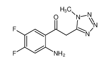 Ethanone, 1-(2-amino-4,5-difluorophenyl)-2-(1-methyl-1H-tetrazol-5-yl)- CAS:97927-60-1 manufacturer & supplier