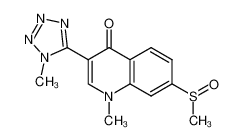 1-methyl-7-methylsulphinyl-3-(1-methyl-1H-tetrazol-5-yl)-4-quinolone CAS:97927-82-7 manufacturer & supplier