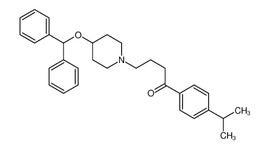 4-(4-benzhydryloxypiperidin-1-yl)-1-(4-propan-2-ylphenyl)butan-1-one CAS:97928-26-2 manufacturer & supplier