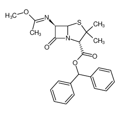 Benzhydryl 6β-(1-methoxyethylideneamino)-penicillanate CAS:97934-76-4 manufacturer & supplier