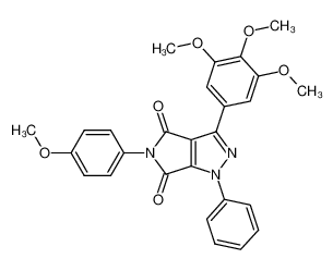 5-(4-Methoxy-phenyl)-1-phenyl-3-(3,4,5-trimethoxy-phenyl)-1H-pyrrolo[3,4-c]pyrazole-4,6-dione CAS:97935-93-8 manufacturer & supplier