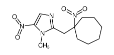 1-methyl-5-nitro-2-[(1-nitrocycloheptyl)methyl]imidazole CAS:97945-36-3 manufacturer & supplier