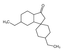 Spiro[cyclohexane-1,1'-[1H]inden]-3'(2'H)-one, 4,6'-diethylhexahydro- CAS:97945-79-4 manufacturer & supplier