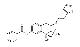 Thiobenzoic acid S-[(2R,6R,11R)-6,11-dimethyl-3-(2-thiophen-2-yl-ethyl)-1,2,3,4,5,6-hexahydro-2,6-methano-benzo[d]azocin-8-yl] ester CAS:97949-05-8 manufacturer & supplier