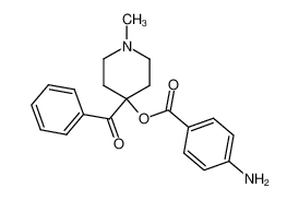 4-amino-benzoic acid-(4-benzoyl-1-methyl-[4]piperidyl ester) CAS:97951-61-6 manufacturer & supplier