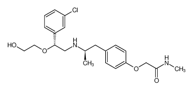 2-(4-((R)-2-(((R)-2-(3-chlorophenyl)-2-(2-hydroxyethoxy)ethyl)amino)propyl)phenoxy)-N-methylacetamide CAS:97967-72-1 manufacturer & supplier