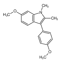 6-Methoxy-3-(4-methoxy-phenyl)-1,2-dimethyl-1H-indole CAS:97968-24-6 manufacturer & supplier