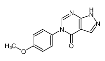 1,5-Dihydro-5-(4-methoxyphenyl)-4H-pyrazolo(3,4-d)pyrimidin-4-one CAS:97968-72-4 manufacturer & supplier