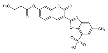 2-(7-(butyryloxy)-2-oxo-2H-chromen-3-yl)-5-methylbenzo[d]oxazole-7-sulfonic acid CAS:97970-83-7 manufacturer & supplier