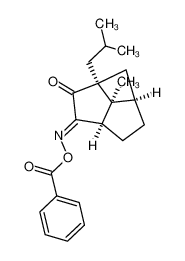 (E)-(1RS,4SR,7SR,8RS)-3-benzoyloximino-8-methyl-1-(2-methylpropyl)tricyclo(5.1.1.04,8)nonan-2-one CAS:97973-63-2 manufacturer & supplier