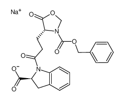 sodium 1-(((R)-3-(benzyloxycarbonyl)-5-oxo-4-oxazolidinyl)propionyl)indoline-2(S)-carboxylate CAS:97975-58-1 manufacturer & supplier