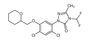 2-(2,4-dichloro-5-((tetrahydro-2H-pyran-2-yl)methoxy)phenyl)-4-(difluoromethyl)-5-methyl-2,4-dihydro-3H-1,2,4-triazol-3-one CAS:97986-51-1 manufacturer & supplier