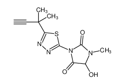 5-hydroxy-1-methyl-3-(5-(2-methylbut-3-yn-2-yl)-1,3,4-thiadiazol-2-yl)imidazolidine-2,4-dione CAS:97987-72-9 manufacturer & supplier