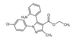 ethyl 5-(2-aminophenyl)-1-(4-chlorophenyl)-3-methyl-1H-pyrazole-4-carboxylate CAS:97993-52-7 manufacturer & supplier