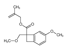 4-Methoxy-7-methoxymethyl-bicyclo[4.2.0]octa-1(6),2,4-triene-7-carboxylic acid 2-methyl-allyl ester CAS:97998-79-3 manufacturer & supplier