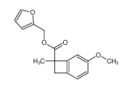 4-Methoxy-7-methyl-bicyclo[4.2.0]octa-1(6),2,4-triene-7-carboxylic acid furan-2-ylmethyl ester CAS:97999-15-0 manufacturer & supplier