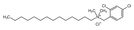 N-(2,4-dichlorobenzyl)-N,N-dimethyltetradecan-1-aminium chloride CAS:980-50-7 manufacturer & supplier