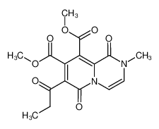 2-methyl-1,6-dioxo-7-propionyl-1,6-dihydro-2H-pyrido[1,2-a]pyrazine-8,9-dicarboxylic acid dimethyl ester CAS:98000-03-4 manufacturer & supplier