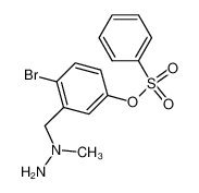 Benzenesulfonic acid 4-bromo-3-(N-methyl-hydrazinomethyl)-phenyl ester CAS:98000-17-0 manufacturer & supplier