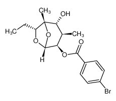 (1S,2R,3R,4R,5R,7R)-4-(4-bromobenzoyloxy)-7-ethyl-2-hydroxy-1,3-dimethyl-6,8-dioxabicyclo(3.2.1)octane CAS:98003-87-3 manufacturer & supplier