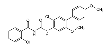 2-chloro-N-((5-chloro-2,4'-dimethoxy-[1,1'-biphenyl]-4-yl)carbamoyl)benzamide CAS:98005-12-0 manufacturer & supplier