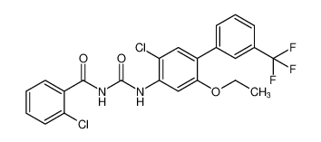 2-chloro-N-((5-chloro-2-ethoxy-3'-(trifluoromethyl)-[1,1'-biphenyl]-4-yl)carbamoyl)benzamide CAS:98005-17-5 manufacturer & supplier