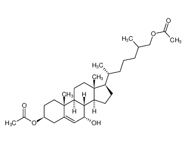 (3S,7S,8S,9S,10R,13R,14S,17R)-17-((2R)-7-acetoxy-6-methylheptan-2-yl)-7-hydroxy-10,13-dimethyl-2,3,4,7,8,9,10,11,12,13,14,15,16,17-tetradecahydro-1H-cyclopenta[a]phenanthren-3-yl acetate CAS:98006-25-8 manufacturer & supplier