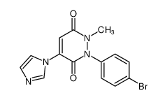 2-(4-bromophenyl)-4-(1H-imidazol-1-yl)-1-methyl-1,2-dihydropyridazine-3,6-dione CAS:98009-73-5 manufacturer & supplier