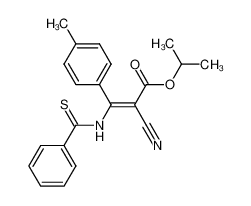 (E)-2-Cyano-3-thiobenzoylamino-3-p-tolyl-acrylic acid isopropyl ester CAS:98011-53-1 manufacturer & supplier