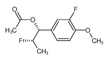 erythro-1-acetoxy-1-(3-fluoro-4-methoxyphenyl)-2-fluoropropane CAS:98014-23-4 manufacturer & supplier