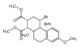 4c,4aξ-Dibrom-10aξ-hydroxy-7-methoxy-1,2,3,4,4a,9,10,10a-octahydro-phenanthren-1r,2c-dicarbonsaeure-dimethylester CAS:98016-00-3 manufacturer & supplier