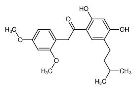 (2,4-Dihydroxy-5-isopentyl-phenyl)-(2,4-dimethoxy-benzyl)-keton CAS:98016-26-3 manufacturer & supplier