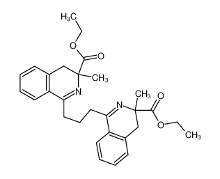 3,3'-dimethyl-3,4,3',4'-tetrahydro-1,1'-propane-1,3-diyl-bis-isoquinoline-1-carboxylic acid diethyl ester CAS:98023-70-2 manufacturer & supplier