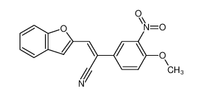 3-benzofuran-2-yl-2-(4-methoxy-3-nitro-phenyl)-acrylonitrile CAS:98032-66-7 manufacturer & supplier