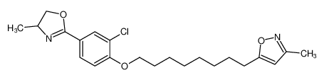 5-(8-(2-chloro-4-(4-methyl-4,5-dihydrooxazol-2-yl)phenoxy)octyl)-3-methylisoxazole CAS:98034-01-6 manufacturer & supplier