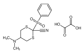 5-(dimethylamino)-2-(phenylsulfonyl)-1,3-dithiane-2-carbonitrile oxalate CAS:98034-59-4 manufacturer & supplier