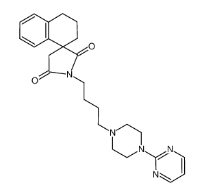 1'-(4-(4-(pyrimidin-2-yl)piperazin-1-yl)butyl)-3,4-dihydro-2H-spiro[naphthalene-1,3'-pyrrolidine]-2',5'-dione CAS:98035-56-4 manufacturer & supplier