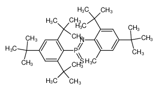 ((2,4-di-tert-butyl-6-methylphenyl)imino)(2,4,6-tri-tert-butylphenyl)phosphine sulfide CAS:98039-71-5 manufacturer & supplier