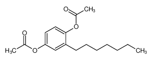 1,4-Benzenediol, 2-heptyl-, diacetate CAS:98046-32-3 manufacturer & supplier