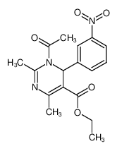 1-Acetyl-2,4-dimethyl-6-(3-nitro-phenyl)-1,6-dihydro-pyrimidine-5-carboxylic acid ethyl ester CAS:98050-91-0 manufacturer & supplier