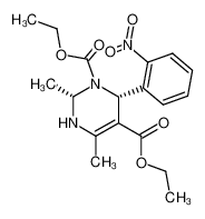 3,5-bis(ethoxycarbonyl)-2,6-dimethyl-4-(o-nitrophenyl)-1,2,3,4-tetrahydropyrimidine CAS:98051-01-5 manufacturer & supplier