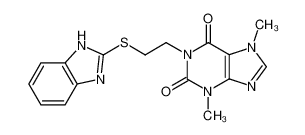 1-[2-(1H-benzoimidazol-2-ylsulfanyl)-ethyl]-3,7-dimethyl-3,7-dihydro-purine-2,6-dione CAS:98053-48-6 manufacturer & supplier